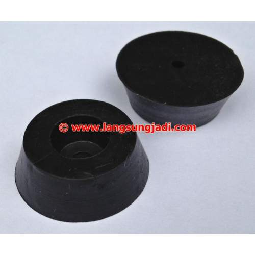 25(20)x12 mm chassis feet -rubber, each -SOLD-